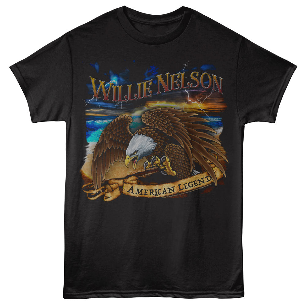 WILLIE NELSON Eye-Catching T-Shirt, LIGHTNING EAGLE