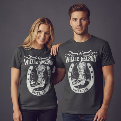 WILLIE NELSON Premium T-Shirt, Outlaw