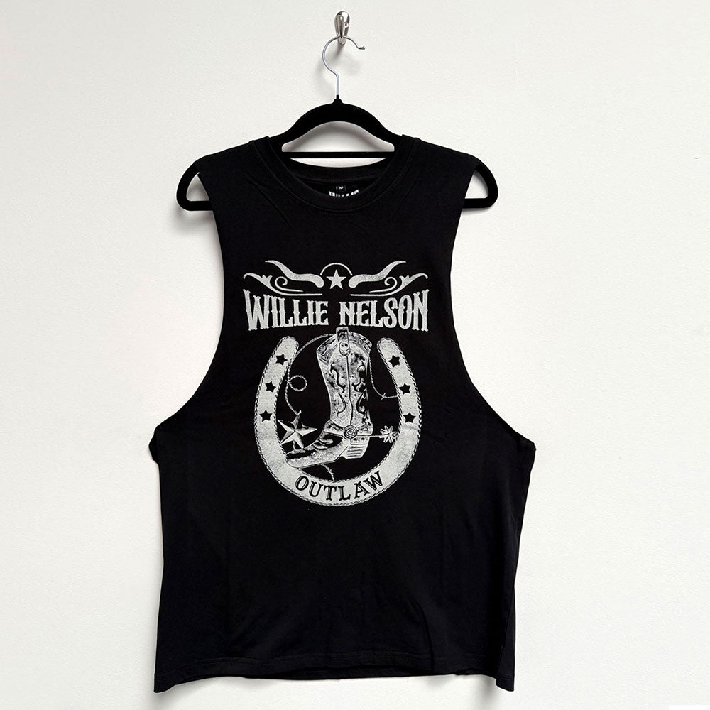 WILLIE NELSON Tank Top, Outlaw