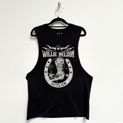 WILLIE NELSON Tank Top, Outlaw