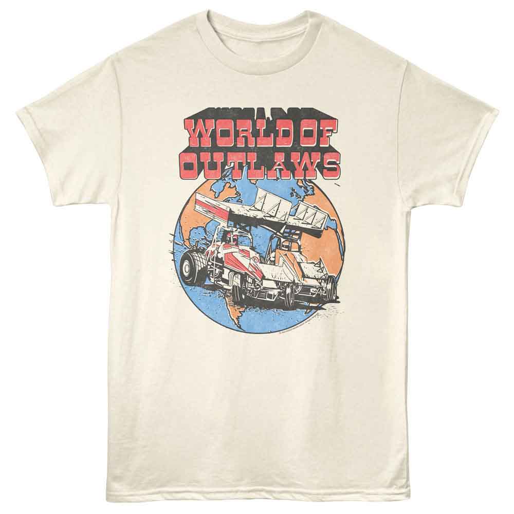 WORLD OF OUTLAWS Eye-Catching T-Shirt, VINTAGE
