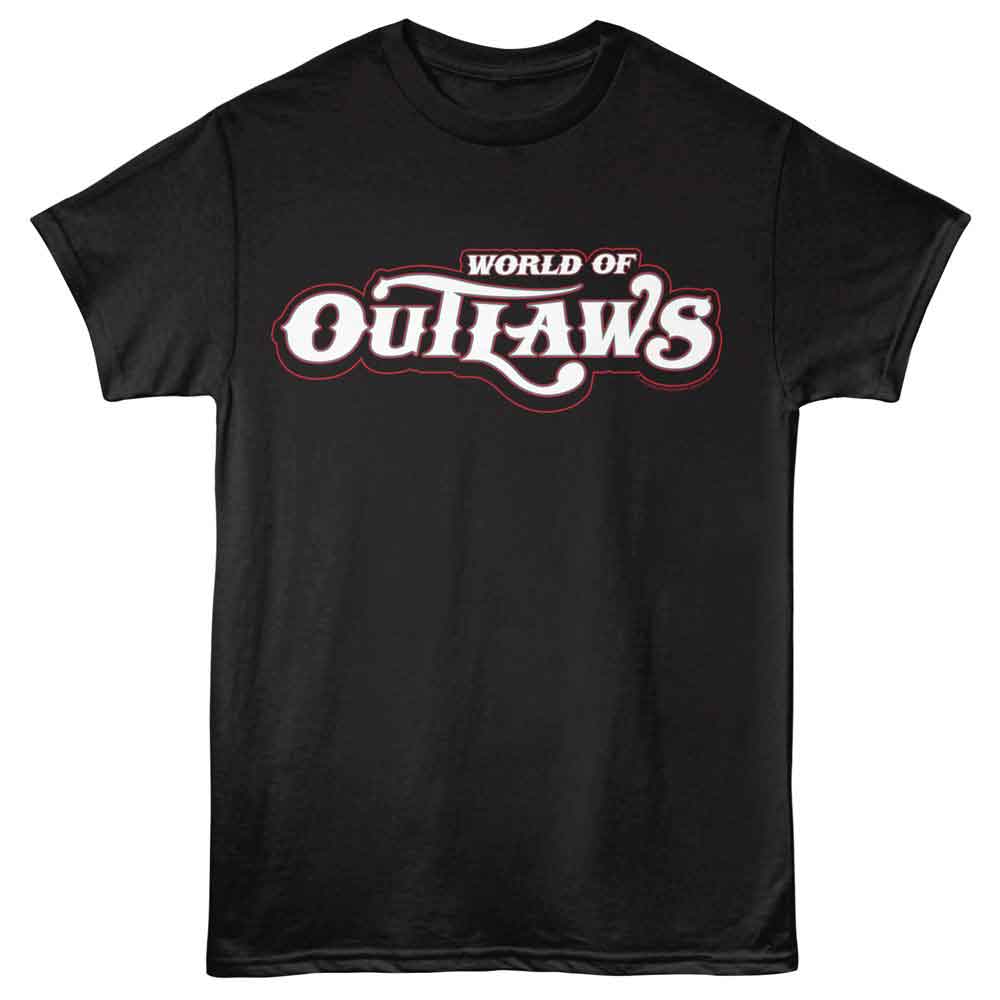WORLD OF OUTLAWS Eye-Catching T-Shirt, LOGO