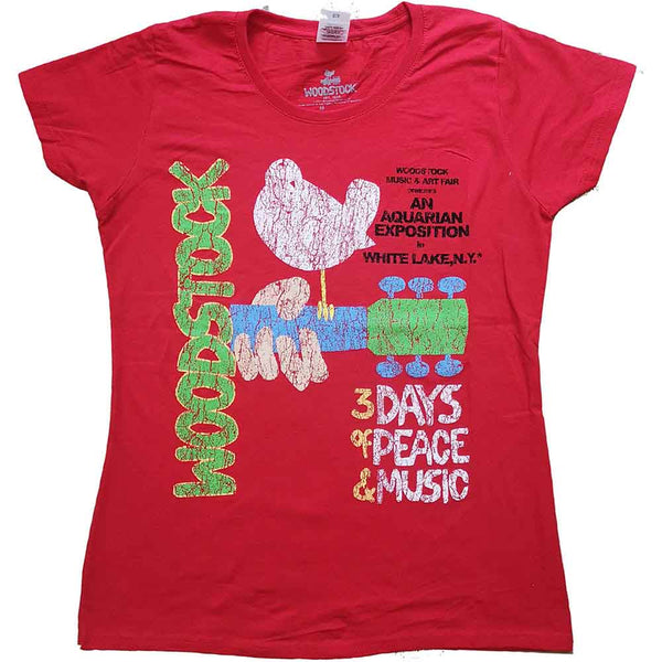 WOODSTOCK Attractive T-Shirt, Vintage Classic Poster