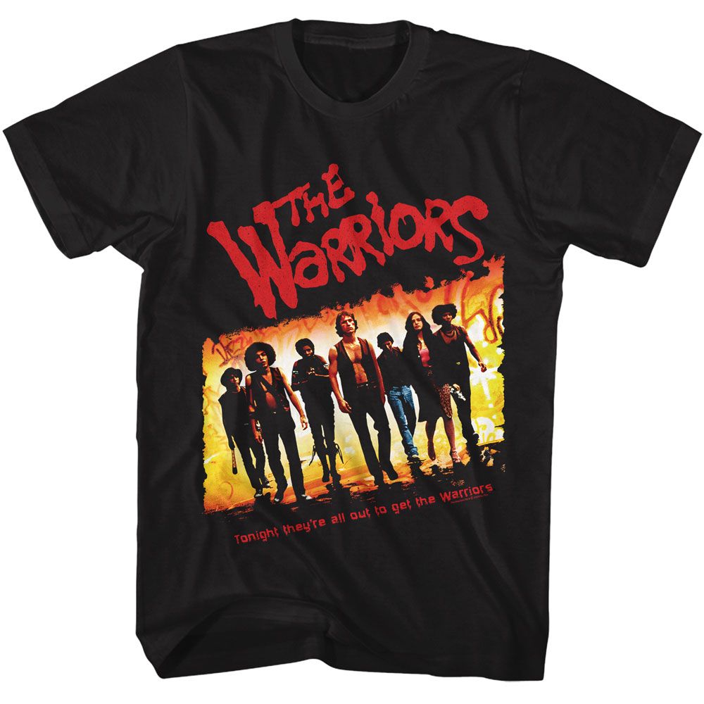 THE WARRIORS Eye-Catching T-Shirt, THE WARRIORS TONIGHT THEYRE ALL OUT