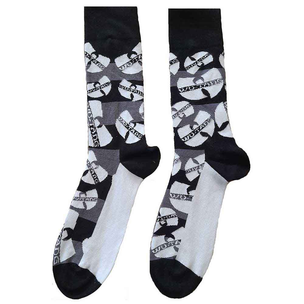 WU-TANG CLAN Unisex Ankle Socks, Logos Monochrome