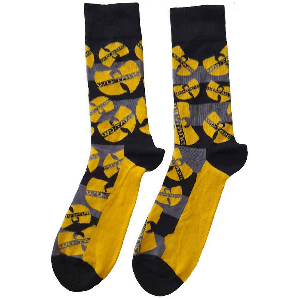 WU-TANG CLAN Unisex Ankle Socks, Logos Yellow