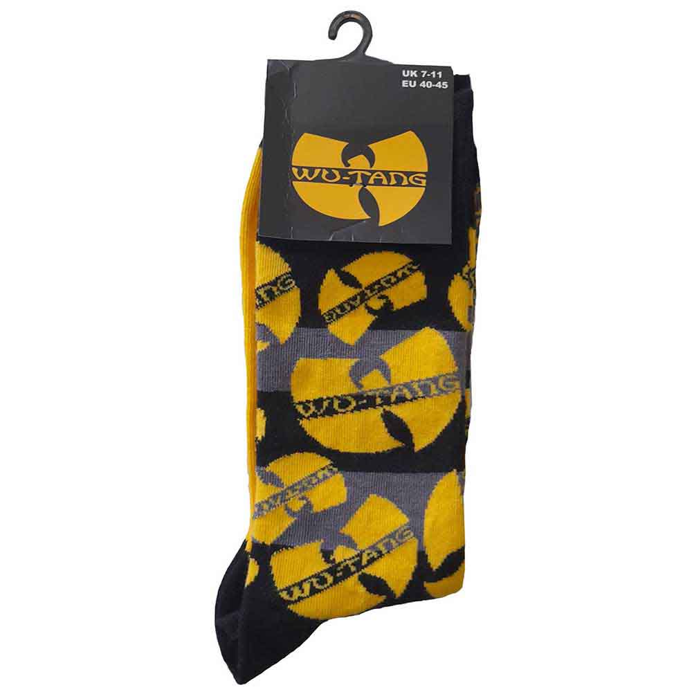 WU-TANG CLAN Unisex Ankle Socks, Logos Yellow