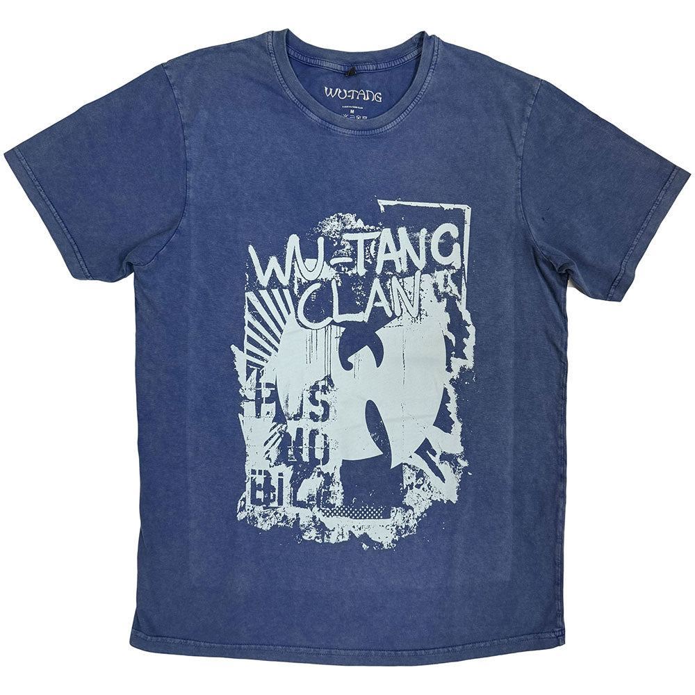 WU-TANG CLAN Stone Wash T-Shirt, Graffiti