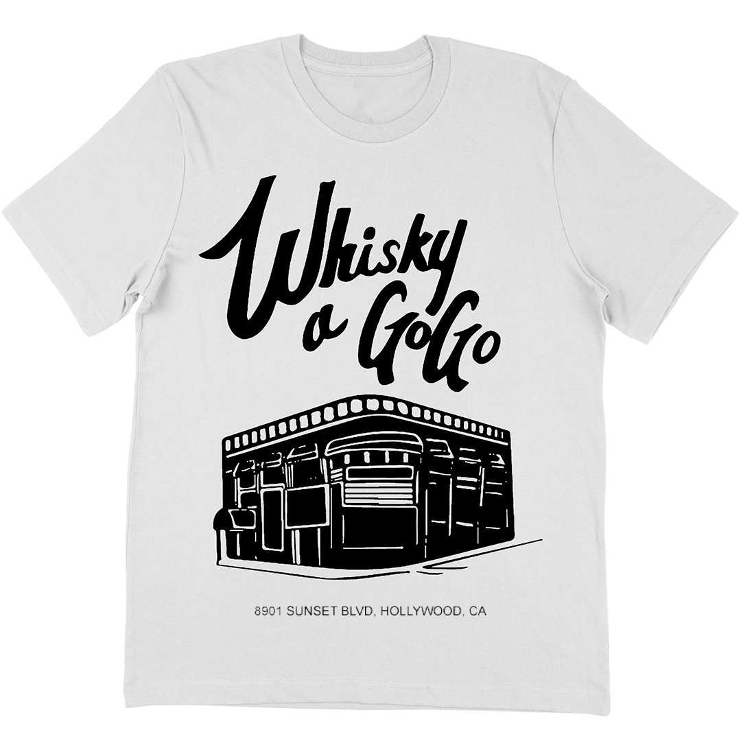 Whisky a Go Go On The Corner T-Shirt White