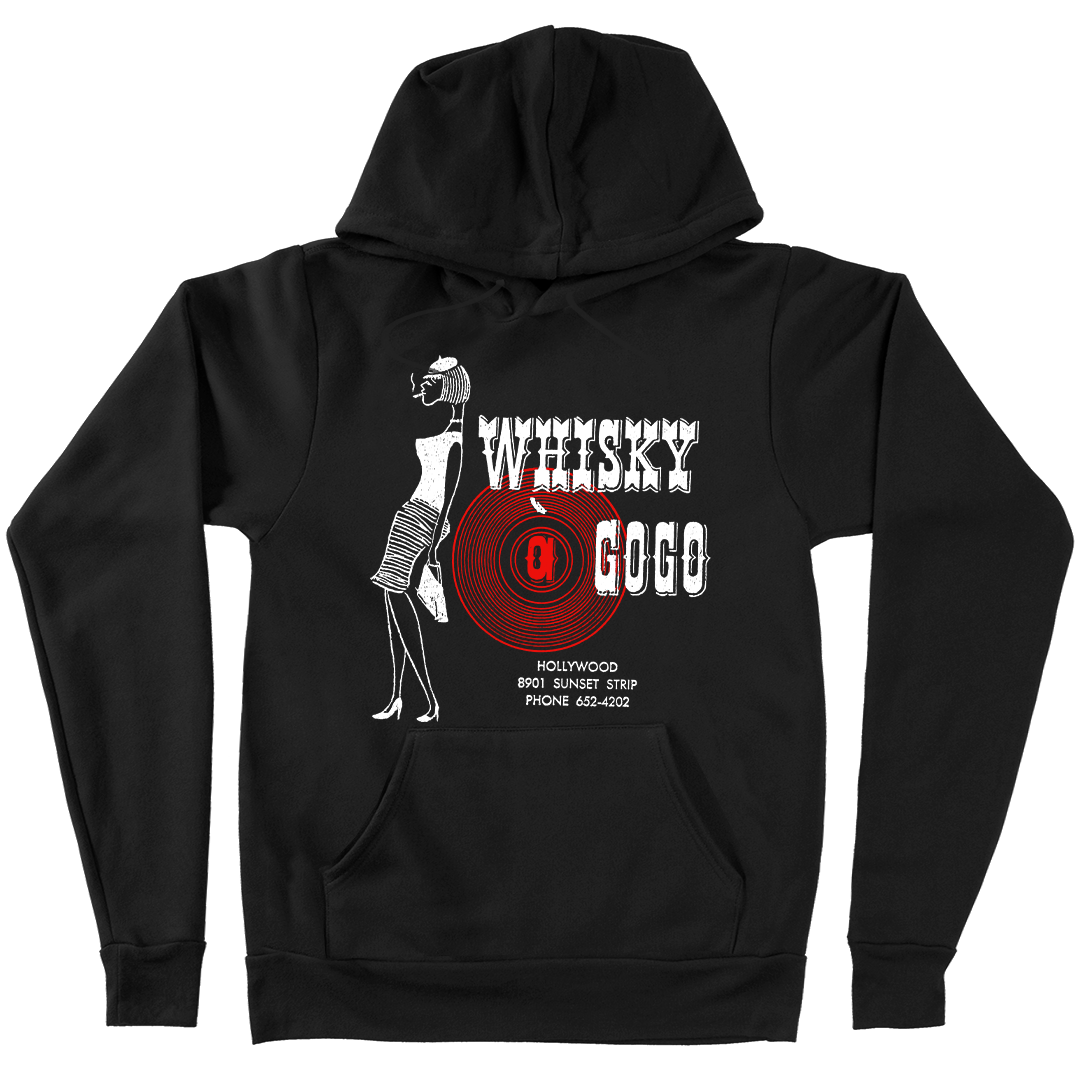 Whisky a Go Go Rubber Stamp Pullover Hoodie