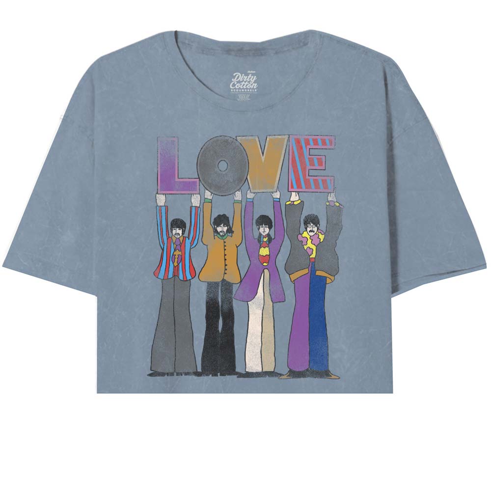 THE BEATLES Oversized Crop, Love