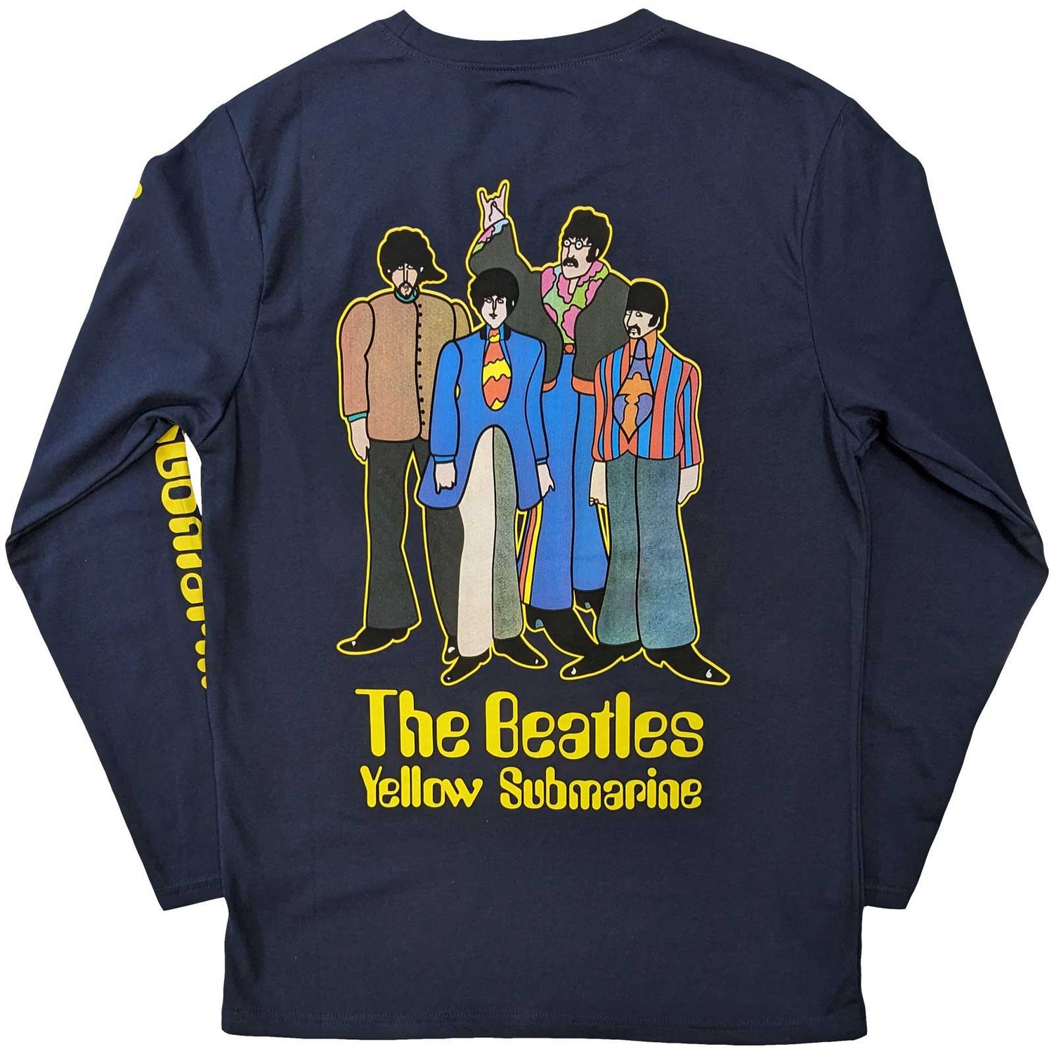 THE BEATLES Long Sleeve T-Shirt, Yellow Submarine