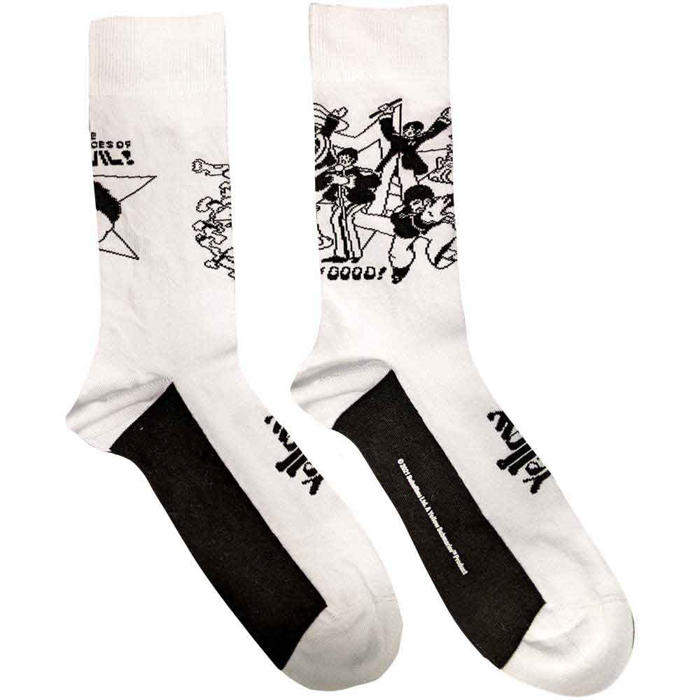 THE BEATLES Unisex Ankle Socks, Good V Evil