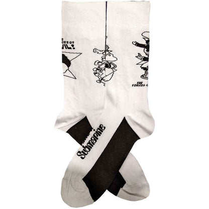 THE BEATLES Unisex Ankle Socks, Good V Evil