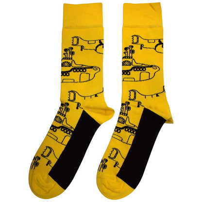 THE BEATLES Unisex Ankle Socks, Sub Outline Repeat