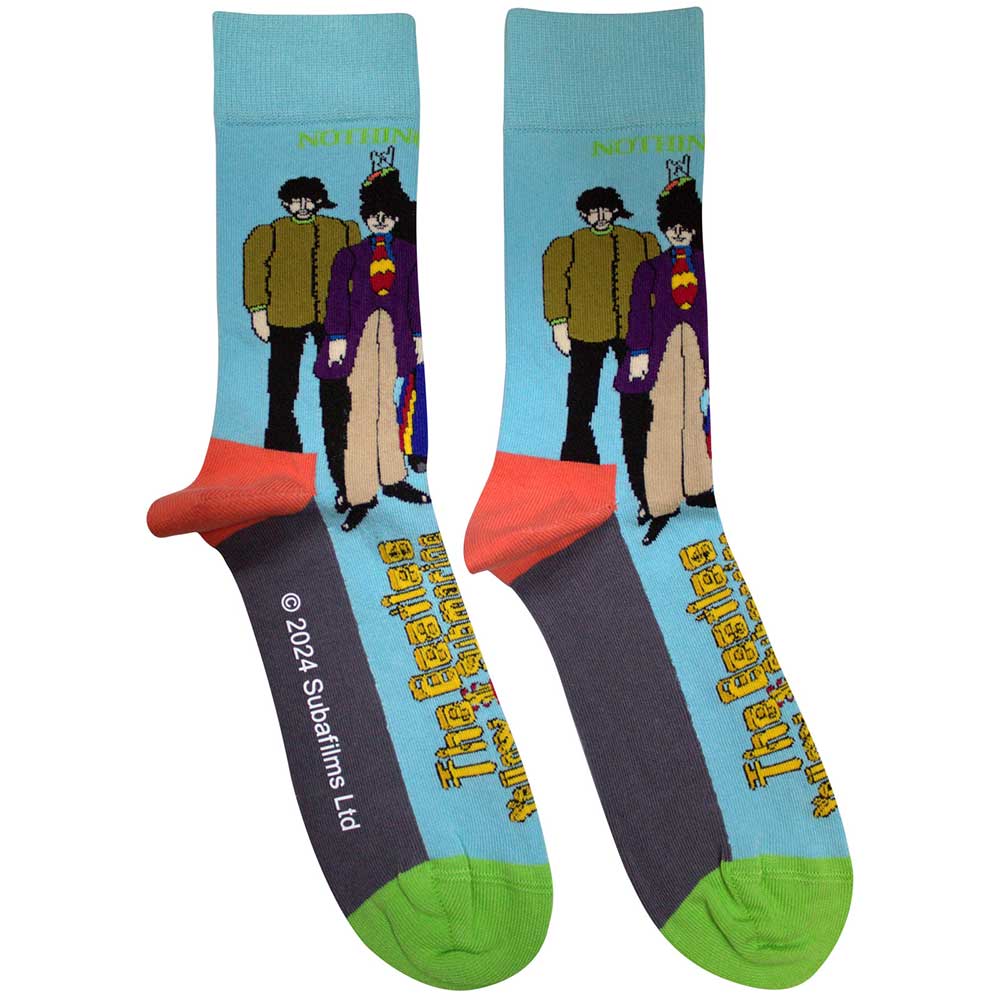 THE BEATLES Unisex Ankle Socks, Sub &amp; Band