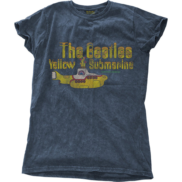 THE BEATLES T-Shirt for Ladies, Yellow Submarine Nothing Is Real