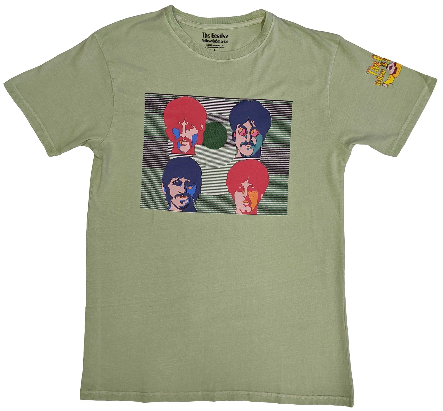 THE BEATLES Attractive T-Shirt, Yellow Submarine/Magic Piano