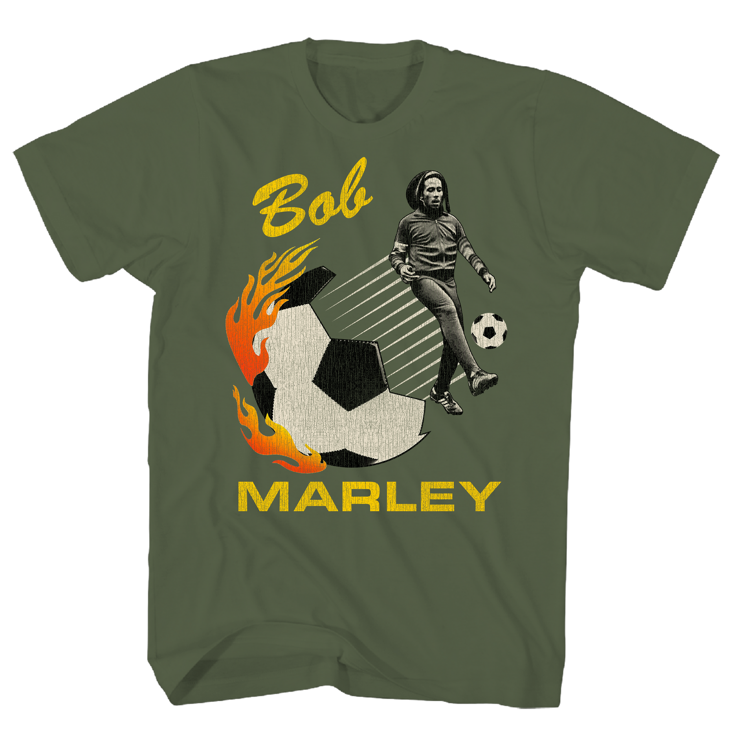 BOB MARLEY T-shirt, SOCCER