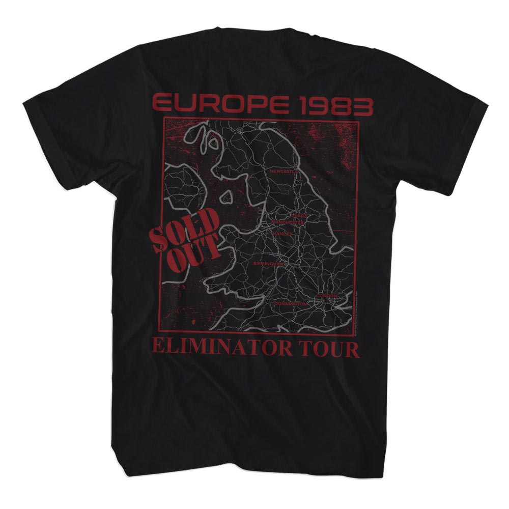 ZZ TOP Eye-Catching T-Shirt, Europe 1983