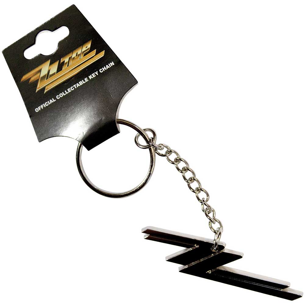 Zeek Keychain ZZ TOP Keychain, Twin Zees Logo – Authentic Band Merch