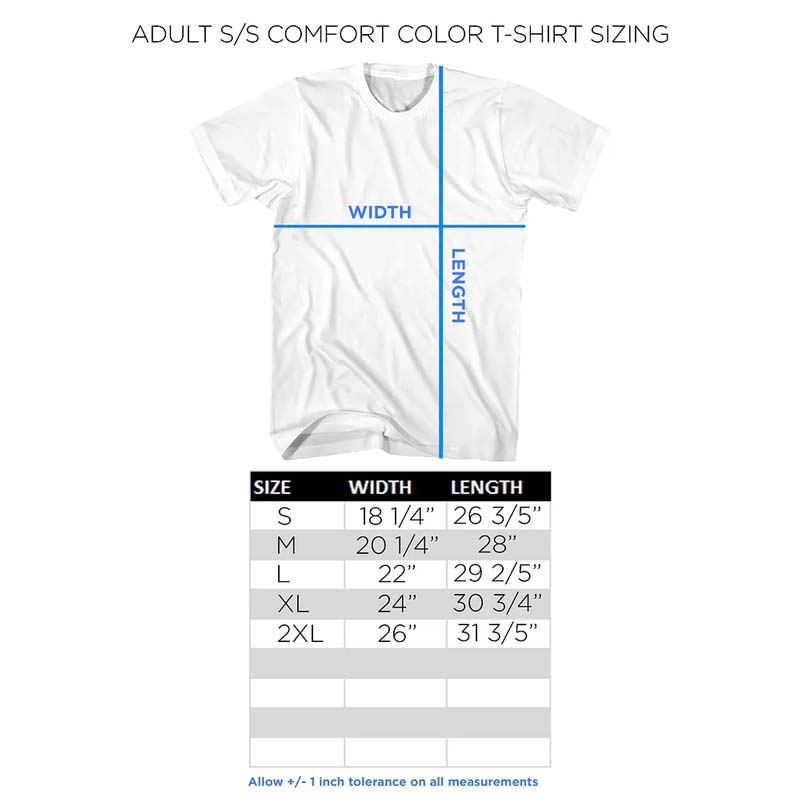 JAWS Garment Dye T-Shirt, Poster | Authentic Band Merch