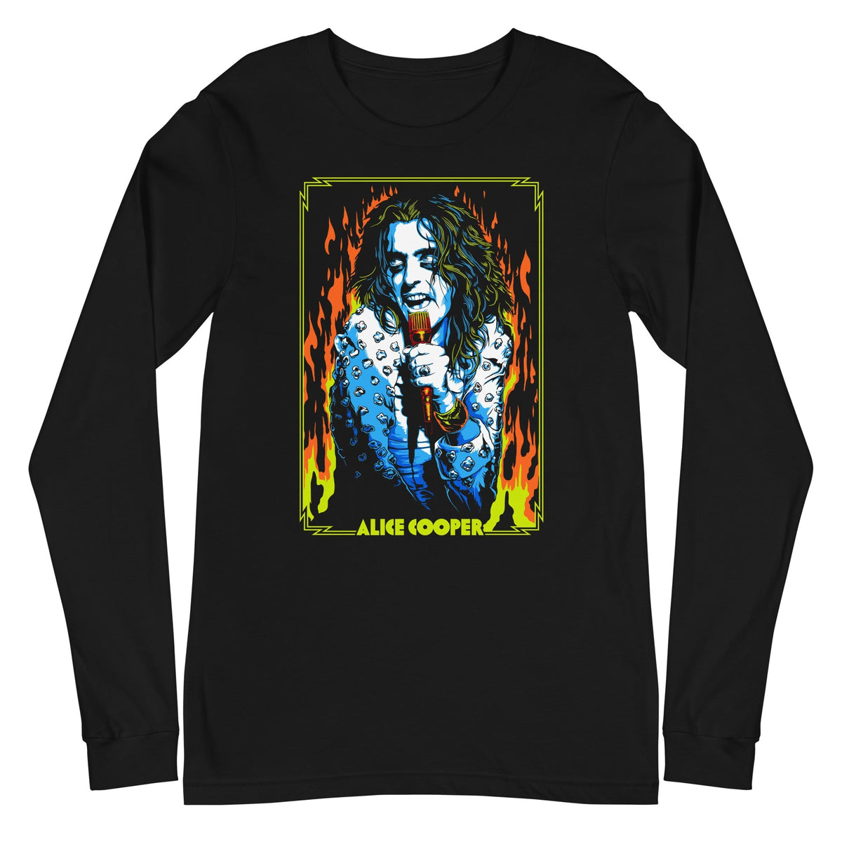 Alice Cooper - Flames Long Sleeve T-Shirt