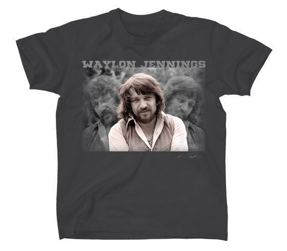 WAYLON JENNINGS T-Shirt, Portrait