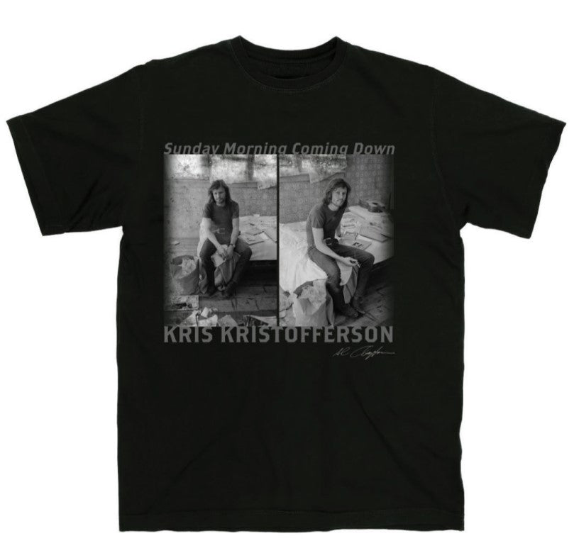 KRIS KRISTOFFERSON T-Shirt, Sunday Morning Coming Down