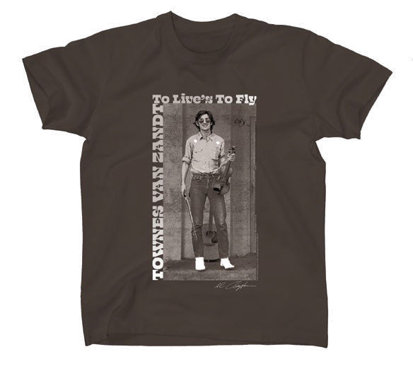 TOWNES VAN ZANDT T-Shirt, To Live&