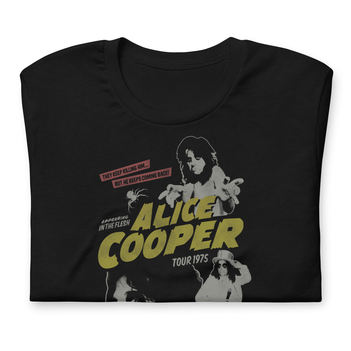 Alice Cooper 1975 Tour Vintage T-Shirt