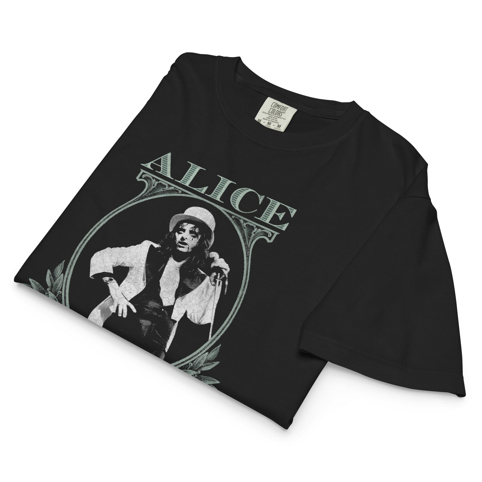 Alice Cooper - Bankroll Mineral Wash Womens Crop Top