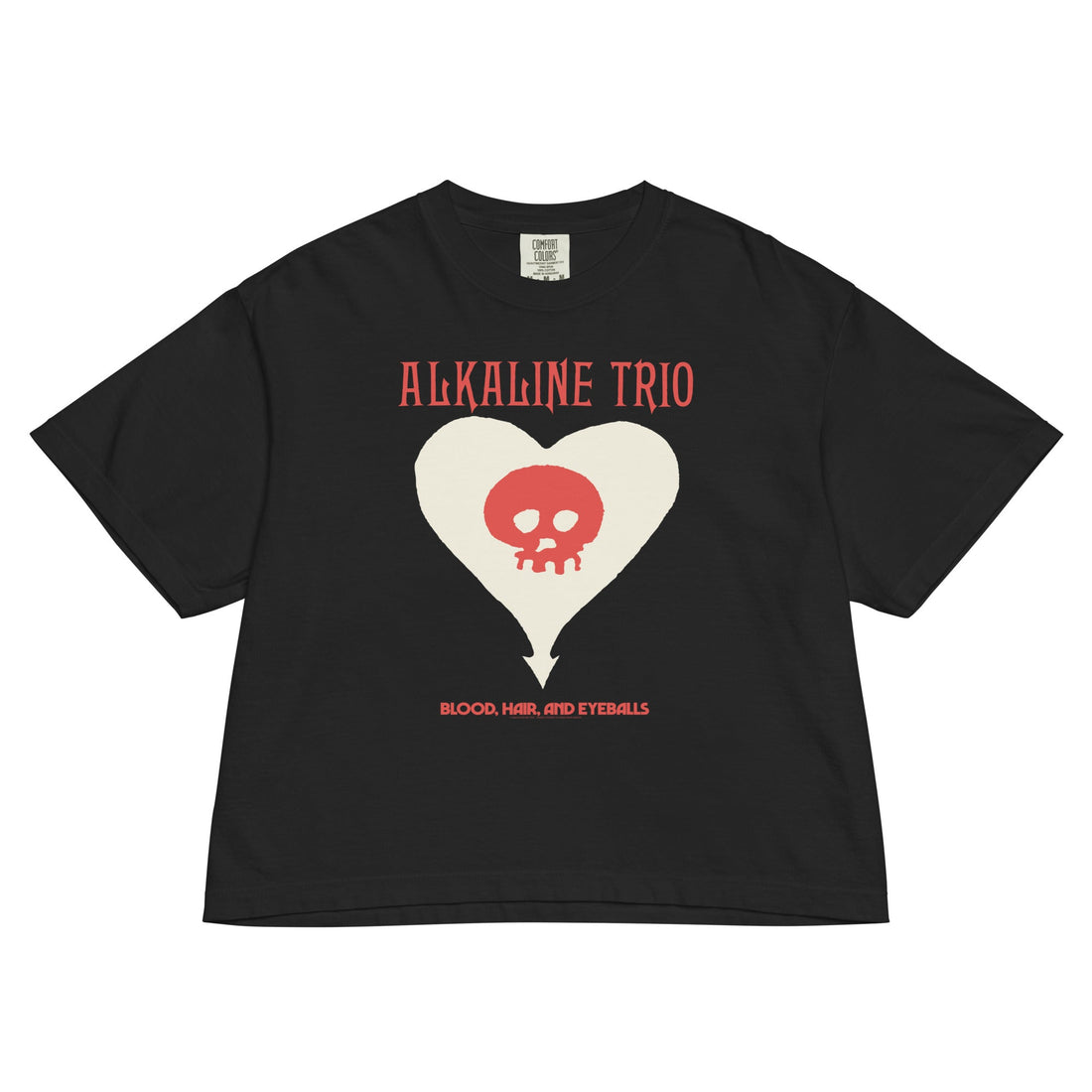 Alkaline Trio Est. 1996 Mineral Wash Womens Crop Top