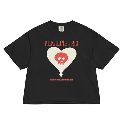 Alkaline Trio Est. 1996 Mineral Wash Womens Crop Top
