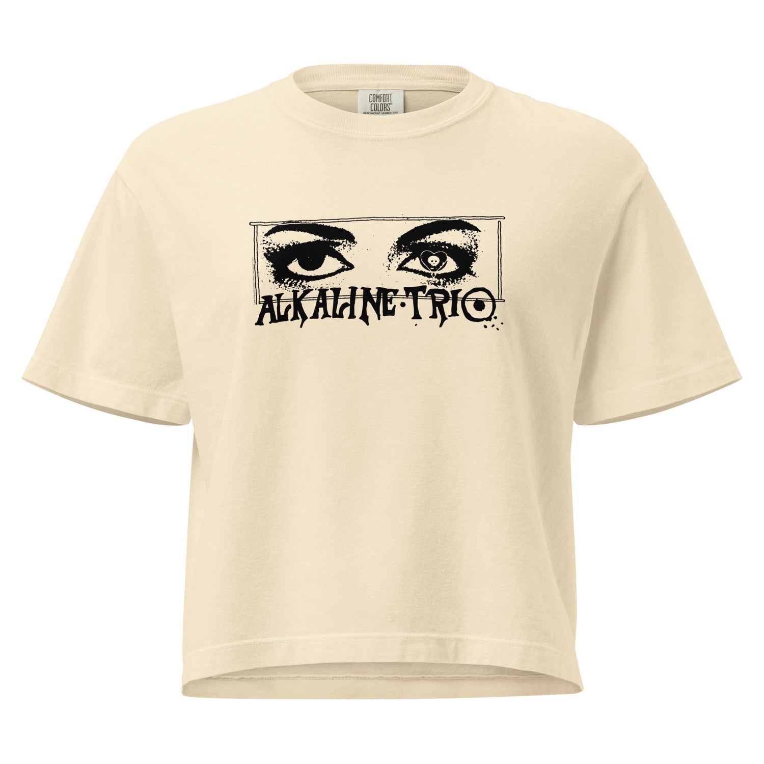 Alkaline Trio Chicagos Finest Mineral Wash Womens Crop Top