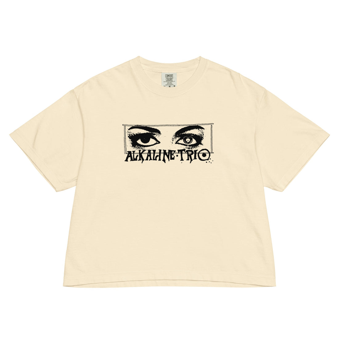 Alkaline Trio Chicagos Finest Mineral Wash Womens Crop Top