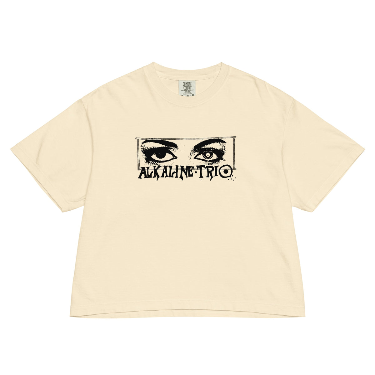 Alkaline Trio Chicagos Finest Mineral Wash Womens Crop Top