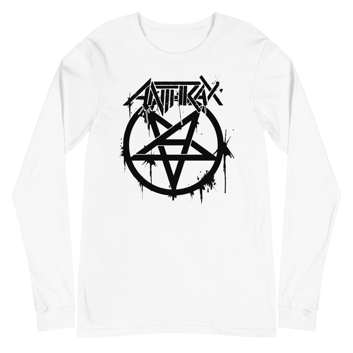 Anthrax - Pentagram Logo Long Sleeve T-Shirt 