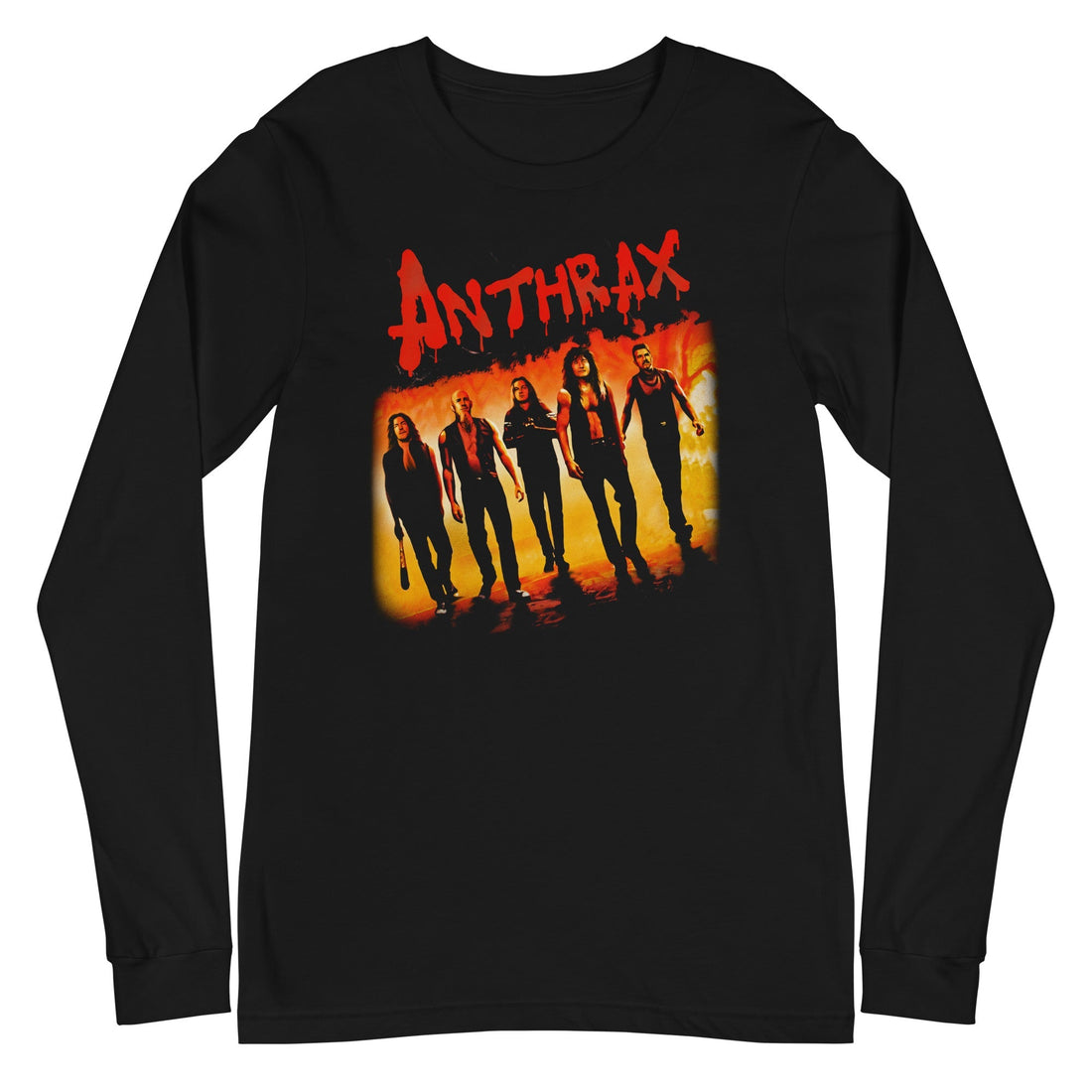 Anthrax - Slanted Band Long Sleeve T-Shirt