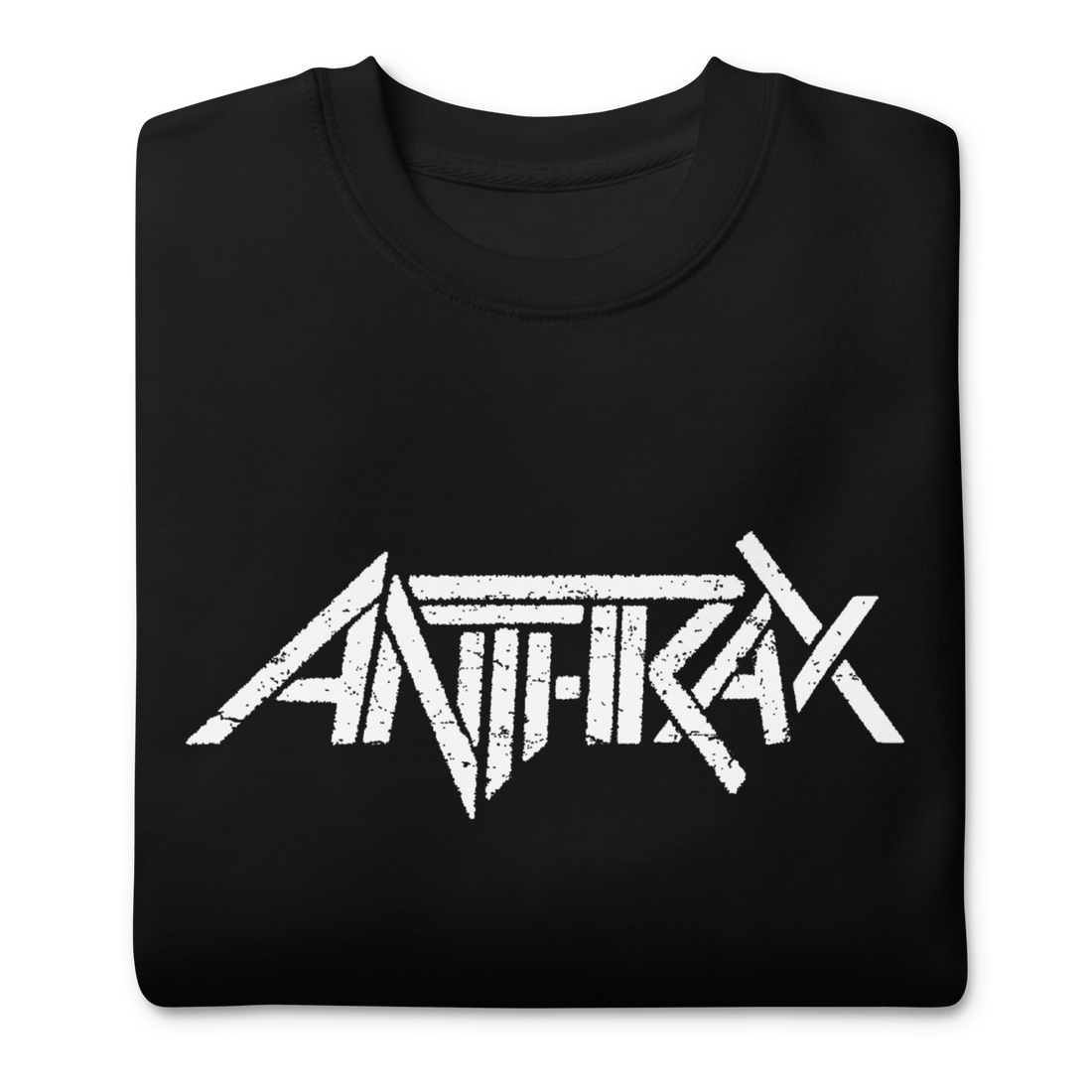 Anthrax - White Core Logo Sweatshirt
