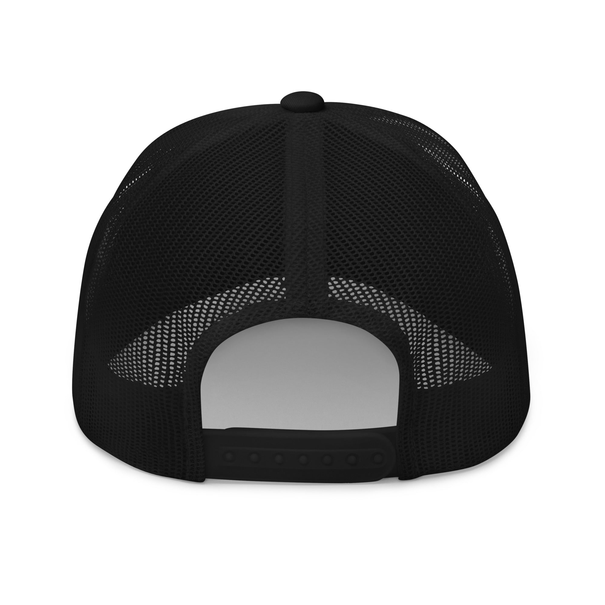 Anthrax - White on Black Trucker HD Embroidered Hat