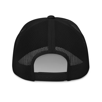 Anthrax - White on Black Trucker HD Embroidered Hat