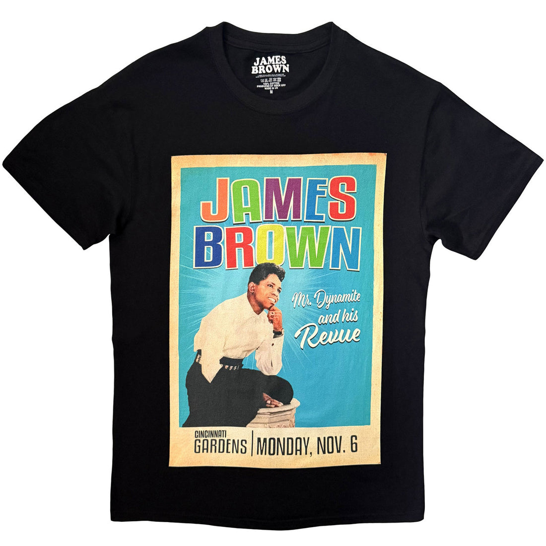 JAMES BROWN Attractive T-Shirt, Mr Dynamite