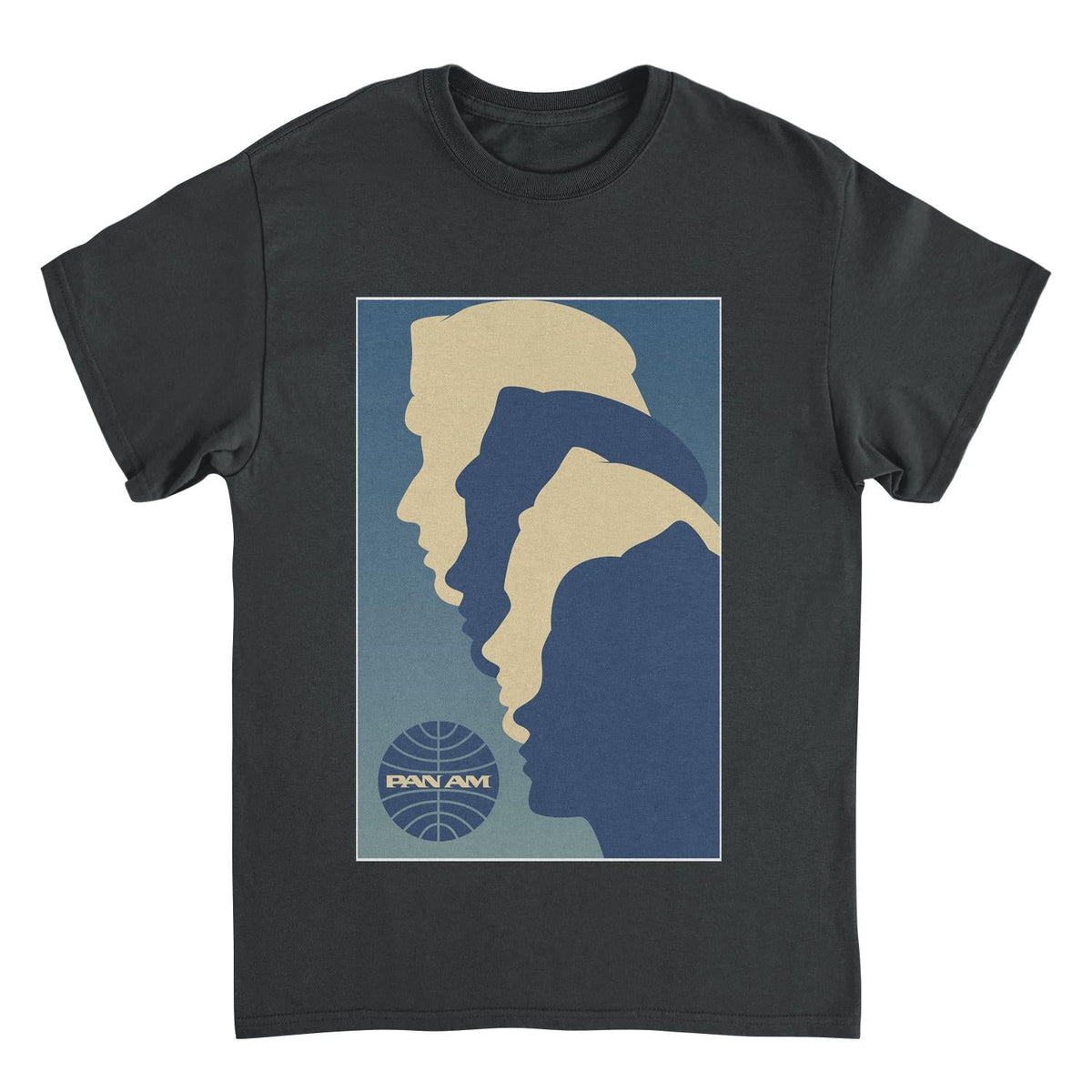 Pan Am Crew Silhouette Black T-Shirt