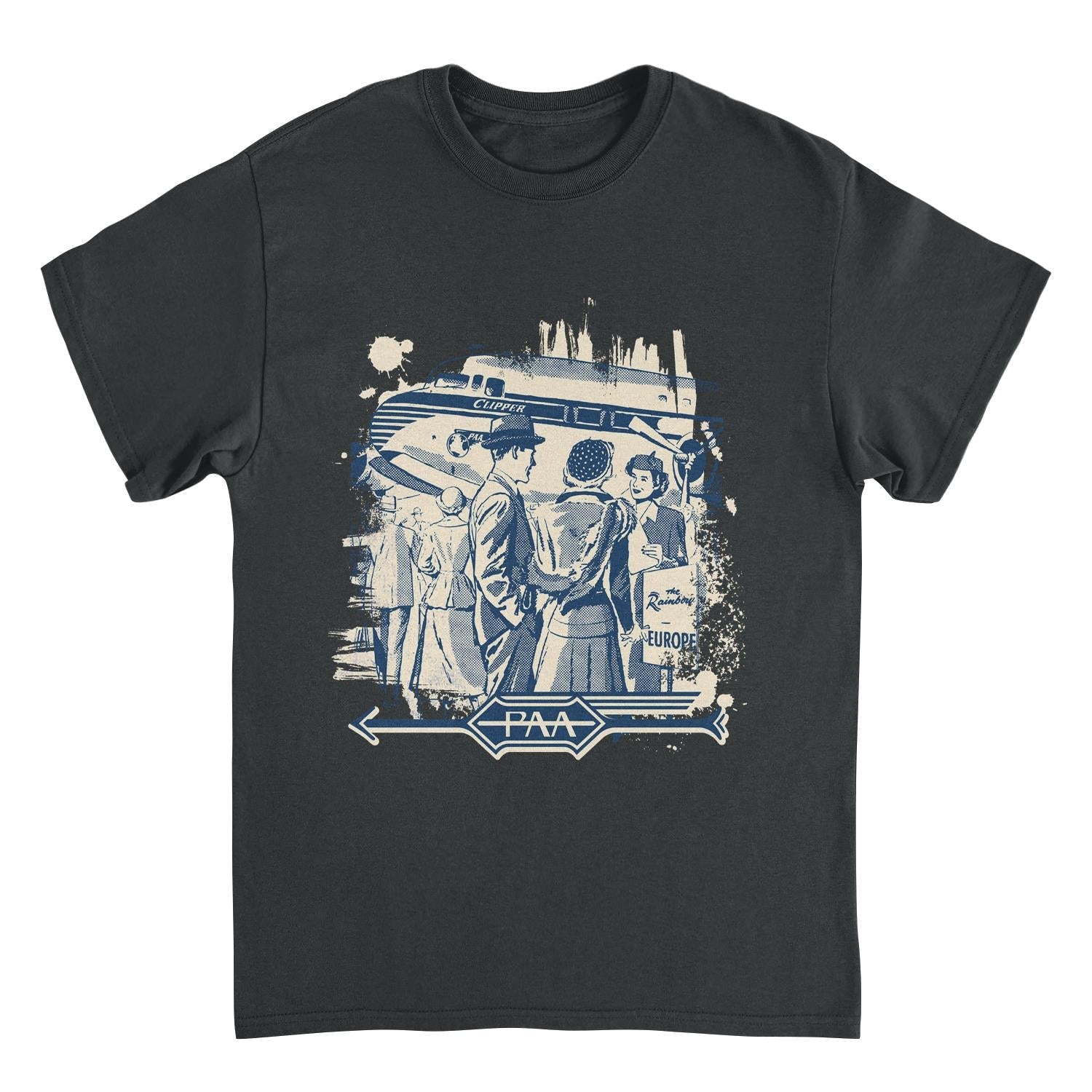 Pan Am the Rainbow Europe Black T-Shirt