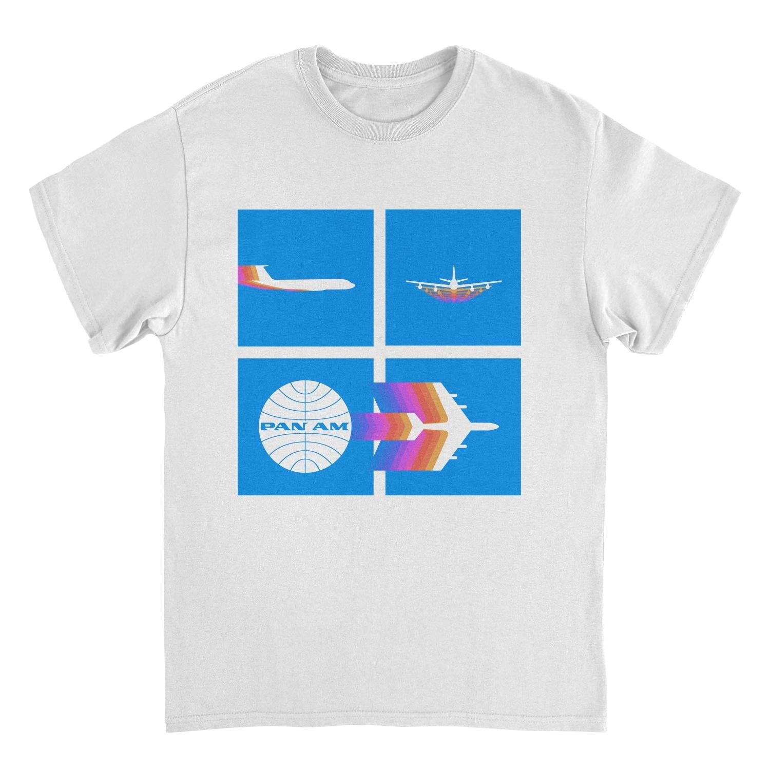 Pan Am Takeoff Silhouette White T-Shirt