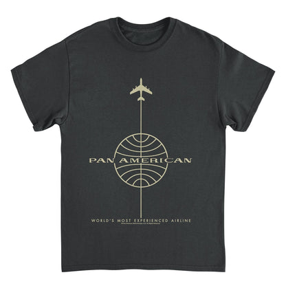 Pan Am Worlds Most Experienced Airline Black T-Shirt