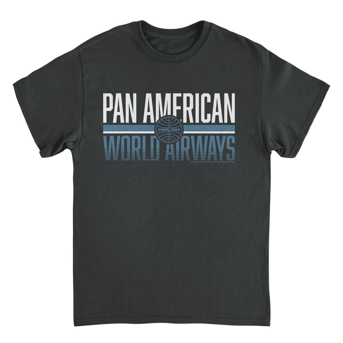 Pan Am Retro Pan American World Airways Black T-Shirt