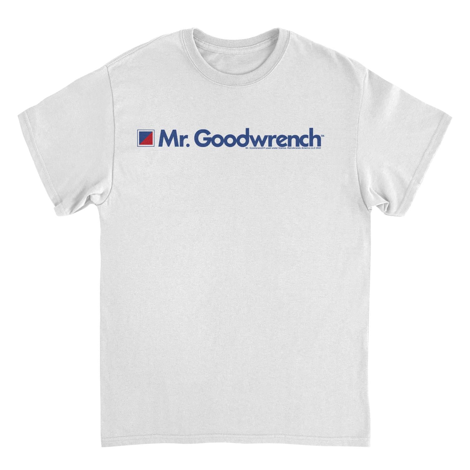 Mr Goodwrench Text Logo Retro Auto White T-Shirt