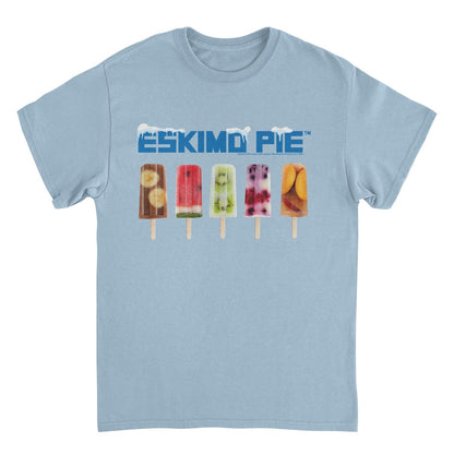 Eskimo Pie Retro Ice Lolly Selection Light Blue T-Shirt